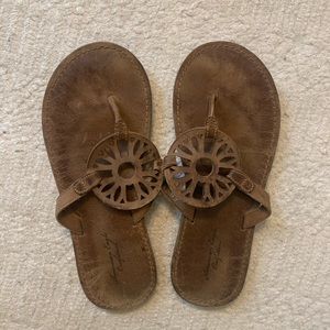 Leather American Eagle Flip Flops